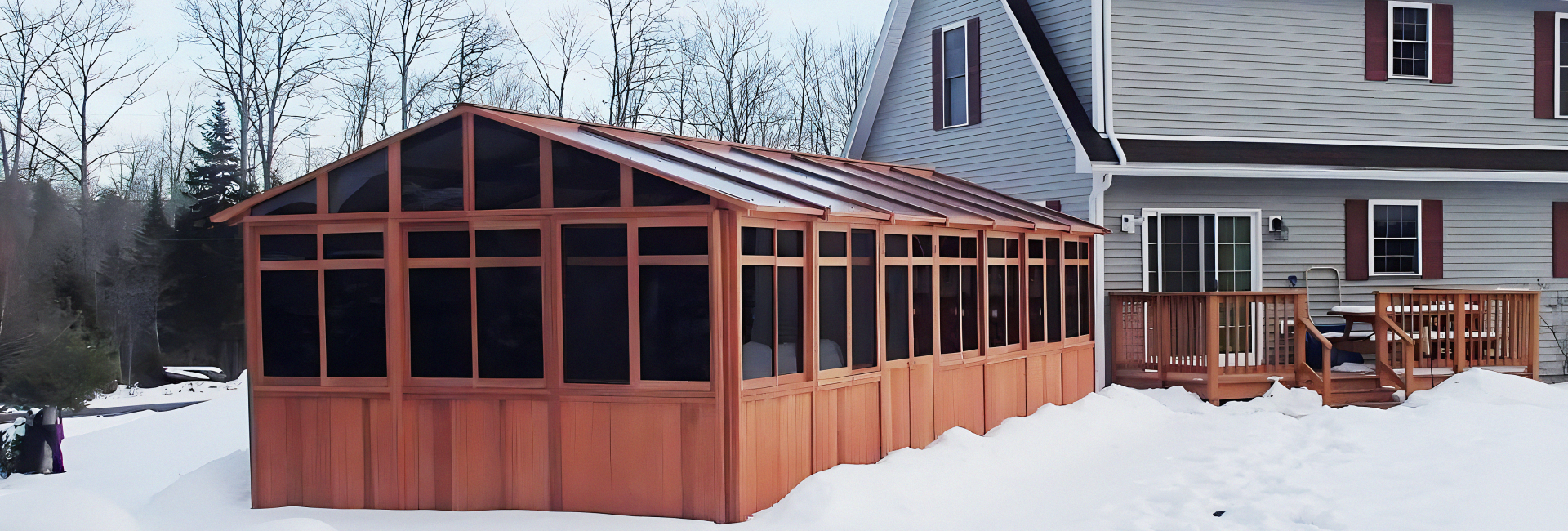 pérgola con muro de privacidad